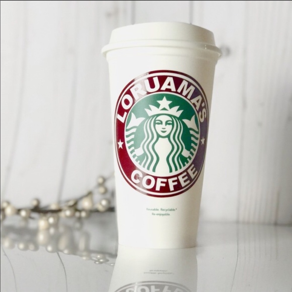 Personalized Starbucks cups